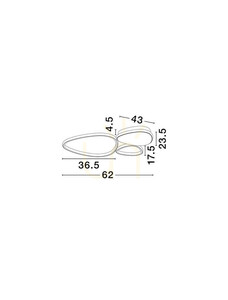 Plafond ALONTRA Luces Exclusivas LE45499 small 3