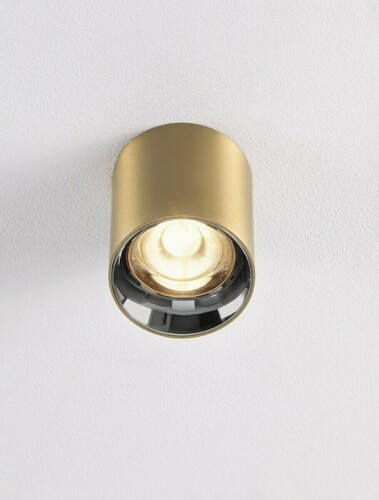 Kontrollera Luces Exclusivas LUMERCA LE45513 utanpåliggande LED-takspot, guld, 10 W, 3000 K