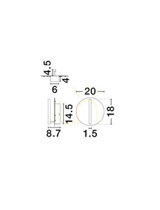GALURCA Luces Exclusivas vägglampa LE45549 small 4