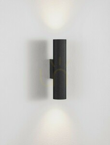 SELMORA Luces Exclusivas LE45640 upp-ner vägglampa, 2 × GU10, svart, 18 cm small 1