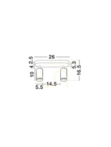ZENFARO Luces Exclusivas Modern lampa LE45678 small 3
