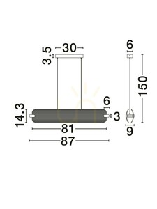 ALBERI Luces Exclusivas taklampa LE45736 small 1