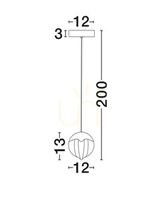 ALCUDIA taklampa från Luces Exclusivas LE45753 small 5