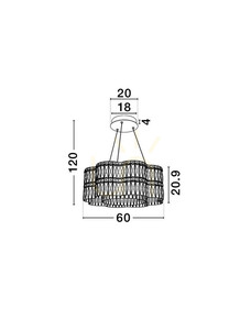 ARIZA Luces Exclusivas taklampa LE45851 small 4