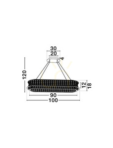 ARONA taklampa från Luces Exclusivas LE45870 small 3