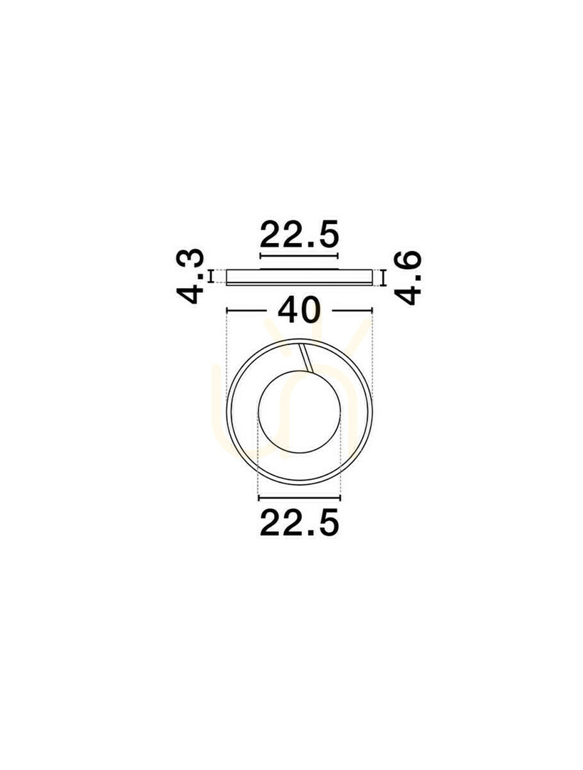 Kontrollera Plafond AZKOIT Luces Exclusivas LE45902 Plafond AZKOIT Luces Exclusivas LE45902