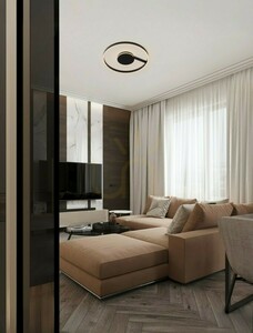 Luces Exclusivas AZKOIT LE45903 LED-plafond, svart, 60 cm, 48 W small 5