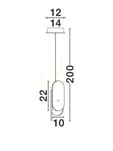 BOSSOST Luces Exclusivas taklampa LE45953 small 3