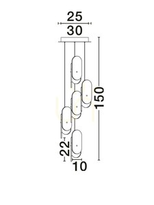 BOSSOST Luces Exclusivas taklampa LE45954 small 3