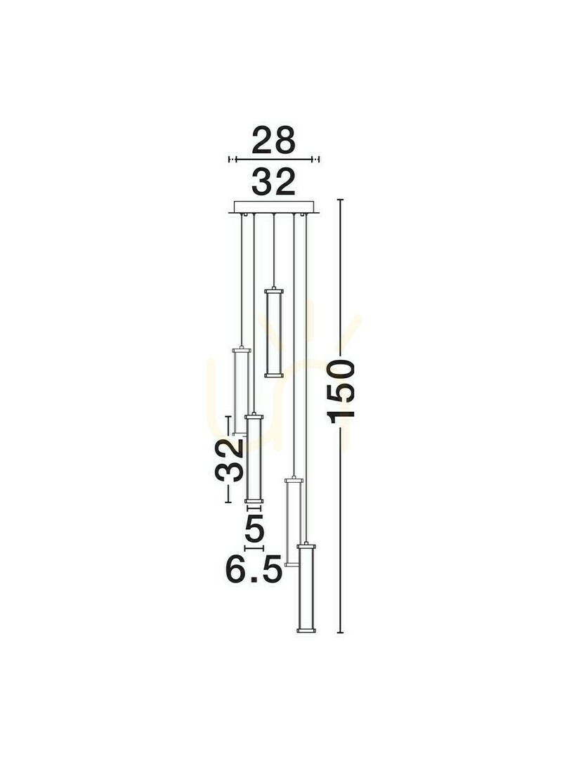 Visa CONIL Luces Exclusivas taklampa LE45996 CONIL Luces Exclusivas taklampa LE45996