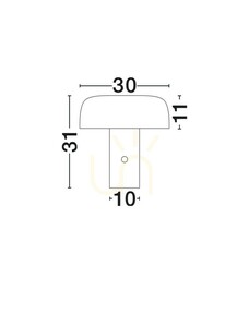 DORRIA Luces Exclusivas Bordslampa LE46022 small 5
