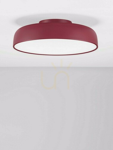Kontrollera Plafond DORRIA 50 cm, vinröd, Luces Exclusivas LE46028