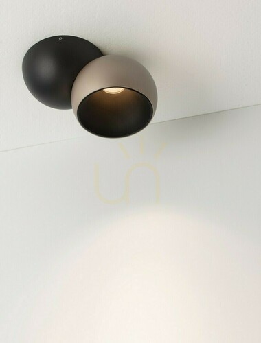 Kontrollera FRONTERA LED takspotlight 11W 826lm 3000K guld-svart 10 cm LE46046 Luces Exclusivas
