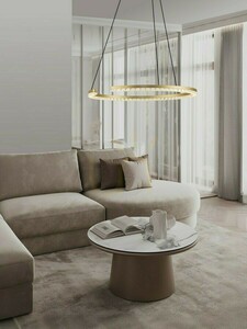 Luces Exclusivas MAHON LE46100 LED-pendellampa, guldfärgad, 65 cm, 3000 K small 5