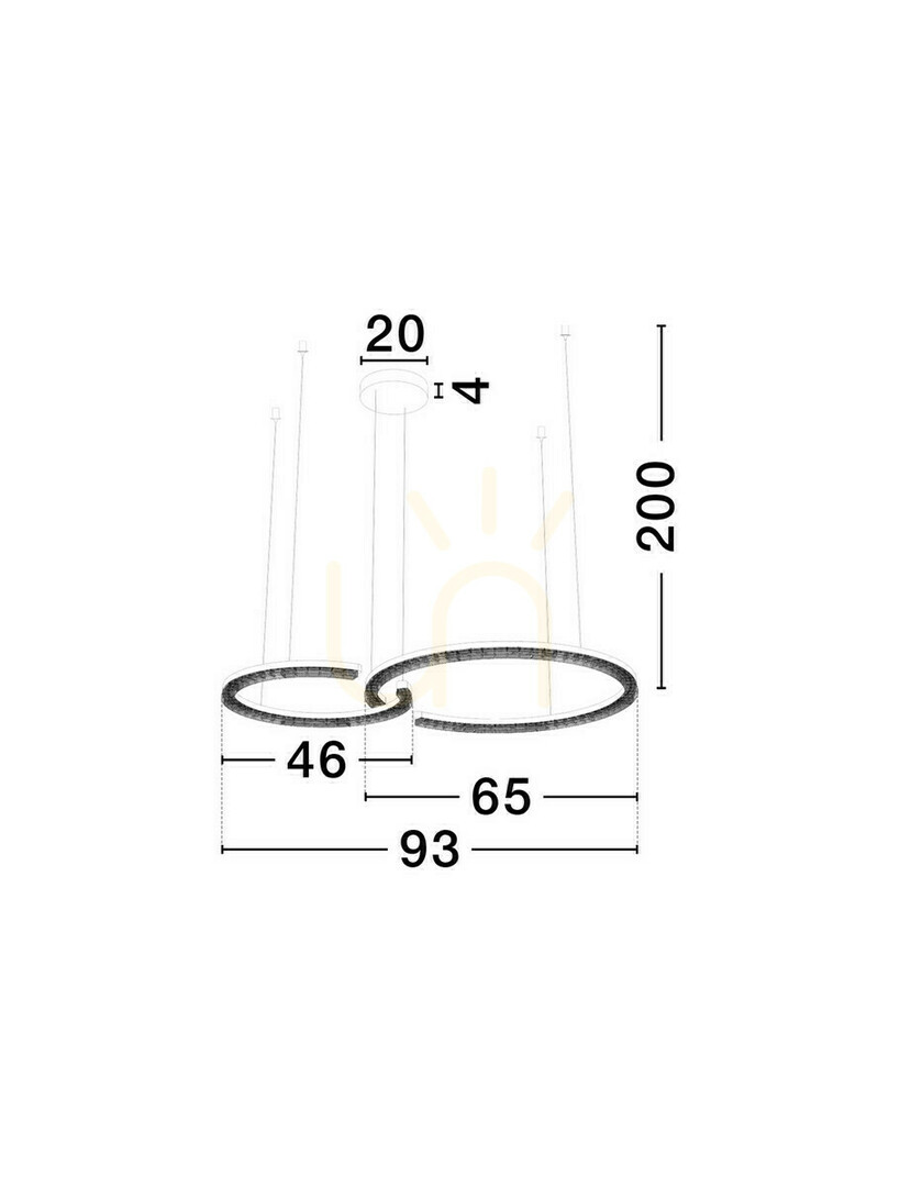 Visa MAHON Luces Exclusivas taklampa LE46102 MAHON Luces Exclusivas taklampa LE46102