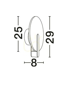 MAIRANA vägglampa från Luces Exclusivas LE46109 small 1