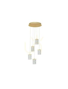 MURO Luces Exclusivas guldpendellampa LE46122 LED 35 W small 0