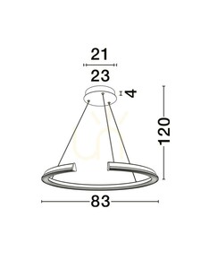 ORINOCO Luces Exclusivas taklampa LE46130 4 ORINOCO Luces Exclusivas taklampa LE46130 small 4