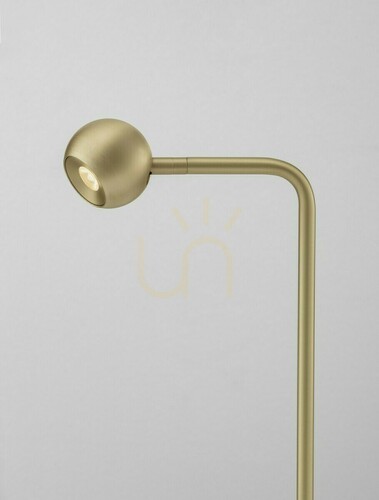 Kontrollera PUCARANI LED-skrivbordslampa Luces Exclusivas LE46133, guld, 3000 K