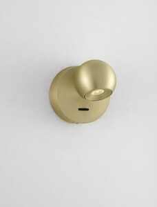 Guldfärgad LED-vägglampa PUCARANI Luces Exclusivas LE46135 6 W small 3