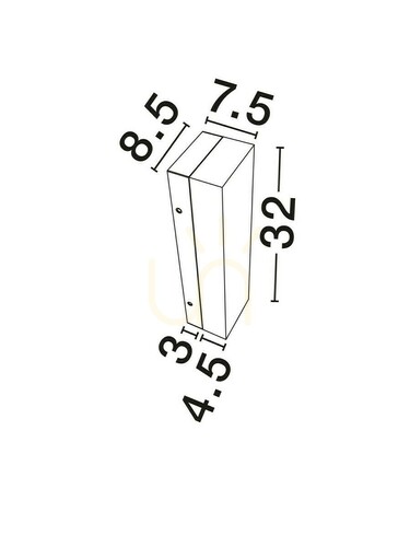 Kontrollera RIELVES Luces Exclusivas vägglampa LE46136