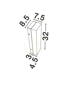 RIELVES Luces Exclusivas vägglampa LE46136 small 1