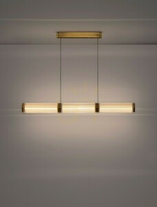 Pendel Luces Exclusivas TORREV LE46200 klarglas mässing LED 24 W 1320 lm 3000 K 120 cm small 2