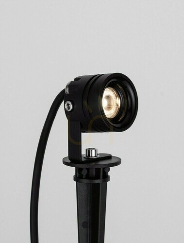 Kontrollera Trädgårdsspot med markspett BELANOR Luces Exclusivas LE62031, antracit, LED 3 W 3000 K