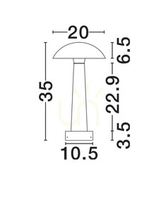 BERJA Luces Exclusivas Belysningsstolpe LE62059 small 3