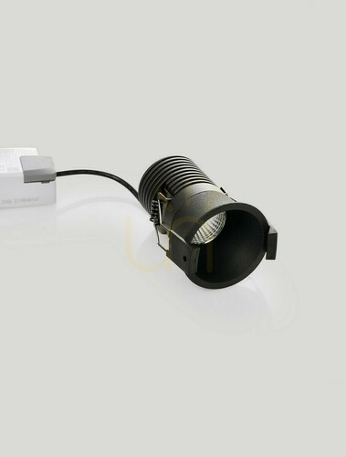 Kontrollera Luces Exclusivas CAMARI LE62139 svart infälld LED-spotlight 12 W 2700 K