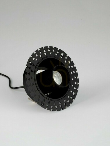 Kontrollera Luces Exclusivas CARBAL LE62207 svart infälld LED-spotlight utan synlig ram 10 W 2700 K
