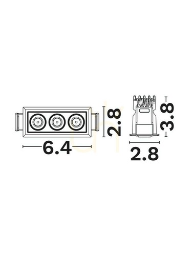 Kontrollera CARBAY Luces Exclusivas Taknät LE62209