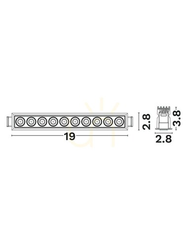 Kontrollera CARBAY Luces Exclusivas Taknät LE62213