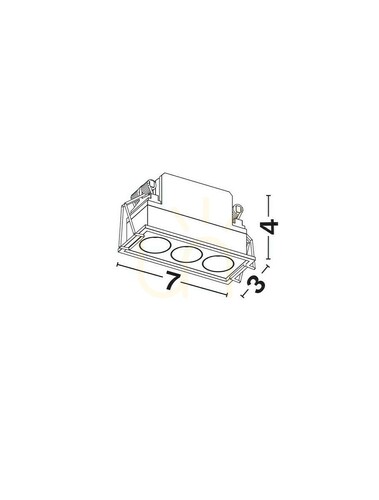 Kontrollera CARCAIX Luces Exclusivas Taknät LE62222