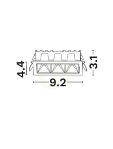 CARMON Luces Exclusivas Taknät LE62237 small 1