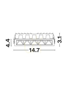 CARMON Luces Exclusivas Taknät LE62239 small 1