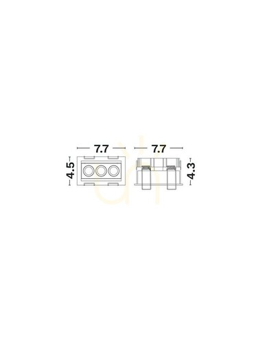 Kontrollera CARRIZ Luces Exclusivas Taknät LE62254