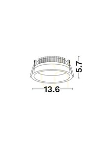COCENT Luces Exclusivas infälld downlight LE62349 small 1