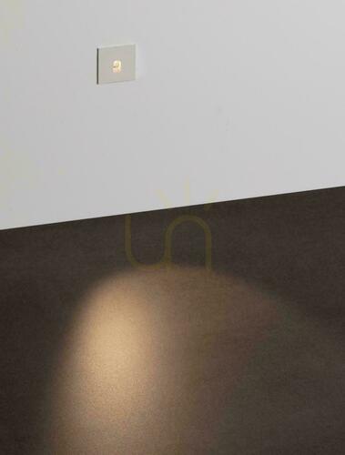 Kontrollera GOMERA Luces Exclusivas infälld vägglampa för trappa LE62499 vit