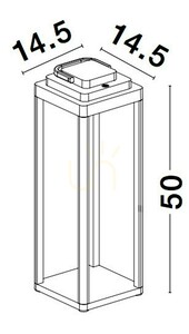 ARRECIFES Luces Exclusivas Belysningsstolpe LE71548 small 2