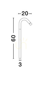 QUIBDO Luces Exclusivas Belysningsstolpe LE73701 small 3