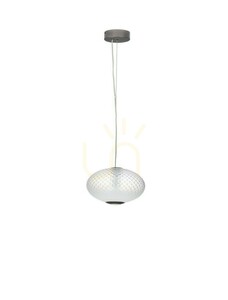 Luces Exclusivas CORVELA LE45176 grå LED-pendellampa 12 W, 30 cm small 0