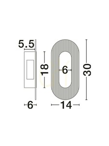 TACORO Luces Exclusivas vägglampa LE46159 small 4