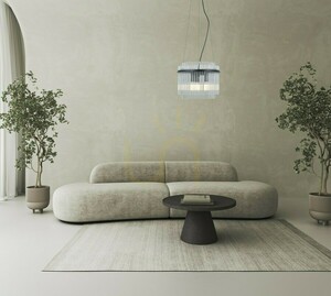 Hänglampa Italux Bonte svart med klart glas 3xE14 PND-40929-3A-BK small 1