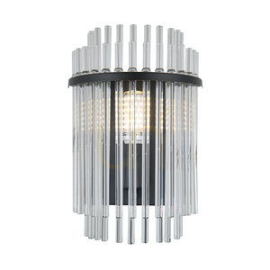 Italux Bonte vägglampa E14, mattsvart med klart glas WL-40929-1A-BK small 1