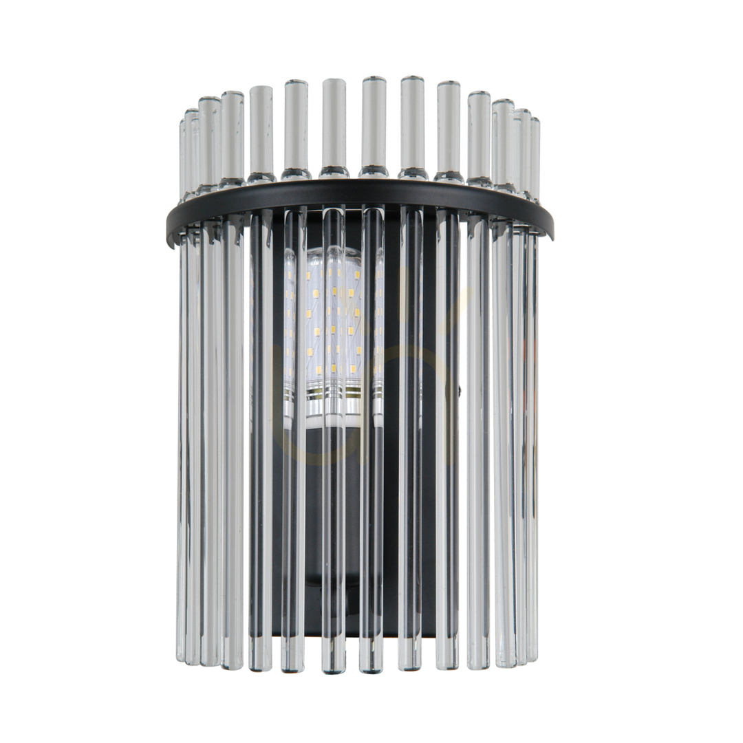 Kontrollera Italux Merto Svart Glas Vägglampa E14 WL-40930-1A-BK Italux Merto Svart Glas Vägglampa E14 WL-40930-1A-BK