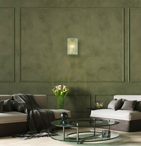 Vägglampa Italux Merto Guld Glas E14 WL-40930-1A-GD small 1