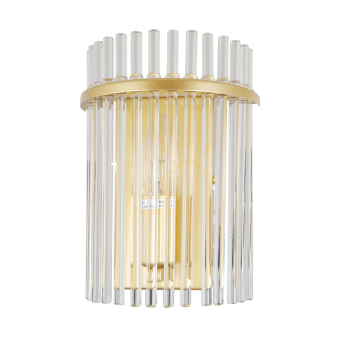 Kontrollera Vägglampa Italux Merto Guld Glas E14 WL-40930-1A-GD