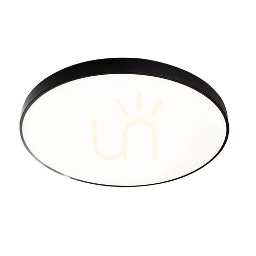 Kontrollera Plafond Italux Ateia LED svart 40 cm IP44 PLF-53472-BK