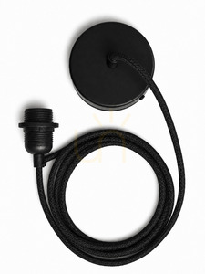 Hänglampa Lunares Lunhold 250 cm vit E27 SKU LUN-LLH-WW small 0